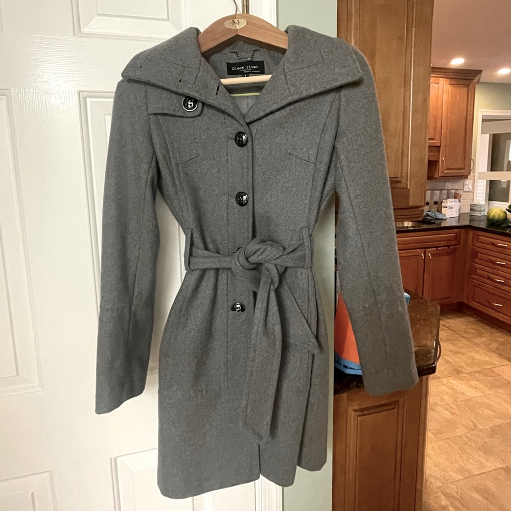 Gray Pea Coat - image 1